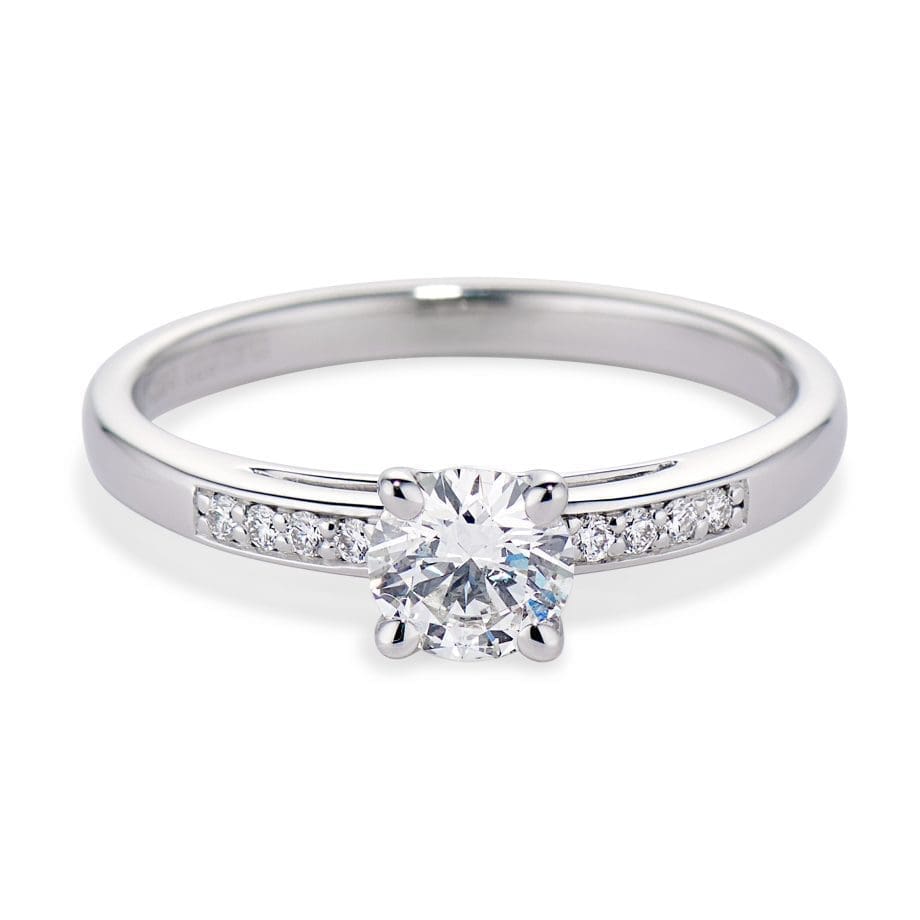 Diamond and White Gold Stella Ring